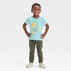 Toddler Boys' Short Sleeve Lemon Biking Graphic T-Shirt - Cat & Jack™ Light Teal Blue - 4 of 4