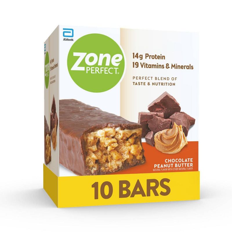 ZonePerfect Protein Bar Chocolate Peanut Butter - 10 ct/17.6oz, 1 of 11
