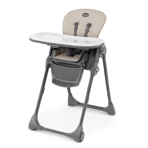 Chicco Polly Compact Fold Easy clean High Chair Taupe Target