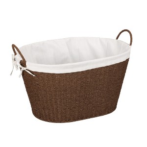 Laundry Basket with Handles, Removable and Washable Liner, Great for Carrying Laundry or Storing Linens - 1 of 4