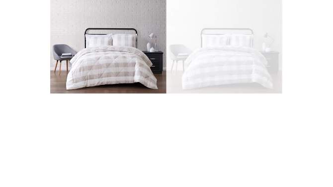 Truly Soft Everyday Buffalo Plaid Comforter Set, 2 of 7, play video