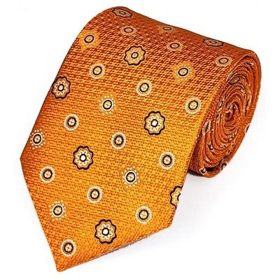 Men's Floral 3.25 Inch Wide And 58 Inch Long Woven Neckties