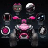 Kids Ride On ATV Car, 2-Seater 24V Electric Quad 4 Wheeler with Remote Control, Ride On Toy Car with Bluetooth, MP3, USB, Spring Suspension - 3 of 4