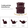 Lauren Genuine Leather Manual Swivel Glider Recliner|HULALA HOME - 4 of 4