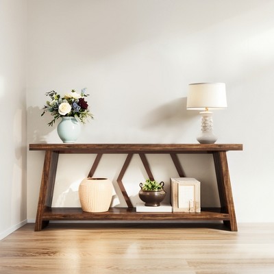 MAYEERTY 70.86-Inch Console Sofa Table with Storage for Entryway Living Room