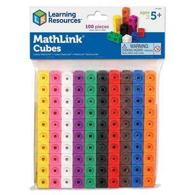 Learning Resources MathLink Cubes Set - 100pc