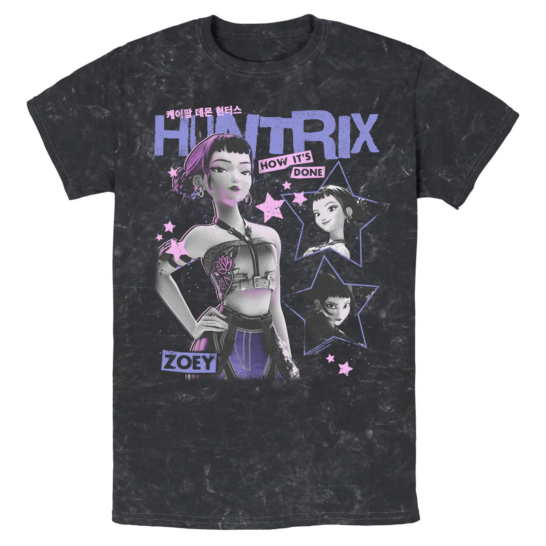 Mens KPop Demon Hunters Pop Star Huntrix Zoey T Shirt
