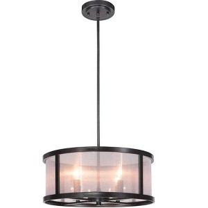 Craftmade Lighting Danbury 4 - Light Pendant in  Matte Black - 1 of 1