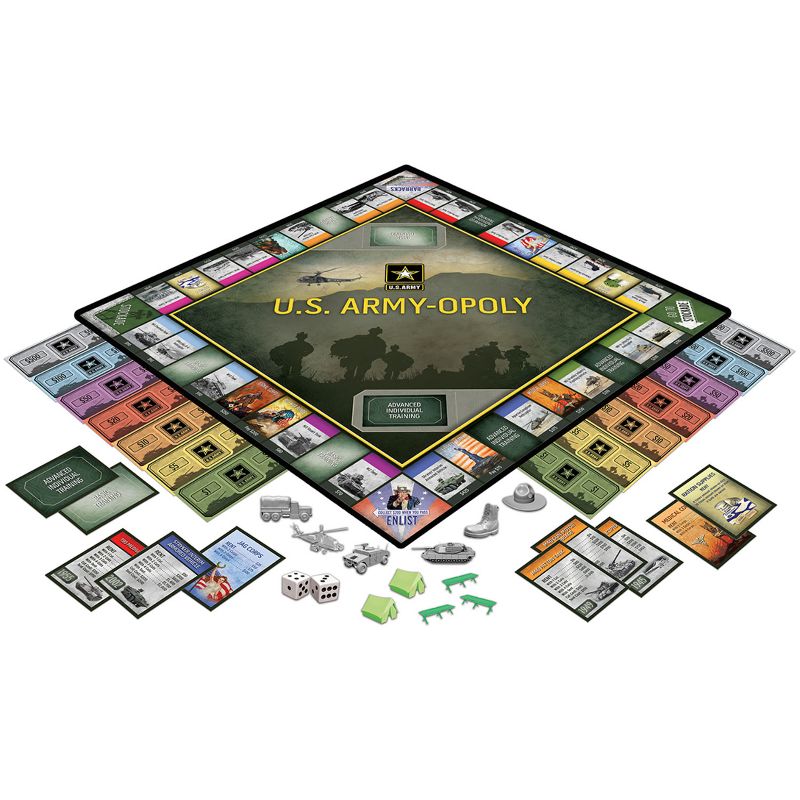 MasterPieces Opoly Family Board Games - U.S. Army Opoly, 3 of 7