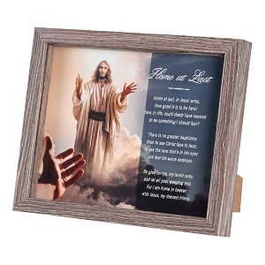 Dicksons Inspirational Tabletop or Hanging Wall Art Picture Frame For Living Room 9 x 11 MDF and Glass I Am the Good Shepherd - 1 of 1