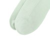 Anna-Kaci Women's 3-Pair Antibacterial and Breathable Ribbed Ankle Socks with Double Stripe Cuffs - 4 of 4