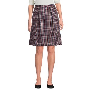 Women's Top of Knee Plaid Skort - 1 of 3