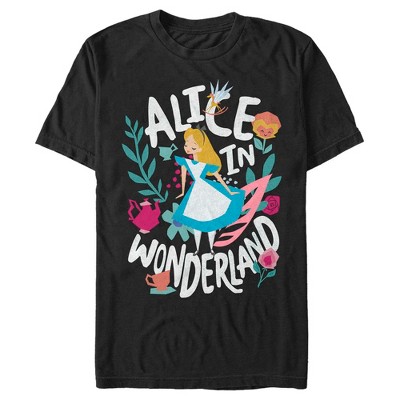 Men's Alice In Wonderland Cartoon Alice T-shirt : Target
