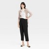 Women's Signature Crepe Tapered Ankle Pull-On Pants - A New Day™ - 3 of 3