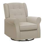 Baby Relax Eden Nursery Tufted Wingback Gliding Chair