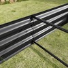Okak Rectangular Metal Raised Garden Bed Durable Outdoor Planter Box for Vegetables, Flowers, Herbs, 47"/70"/91"W, 3 Colors - 4 of 4