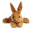 Aurora Small Bitty Bunny Mini Flopsie Adorable Stuffed Animal Brown 8" - 3 of 4