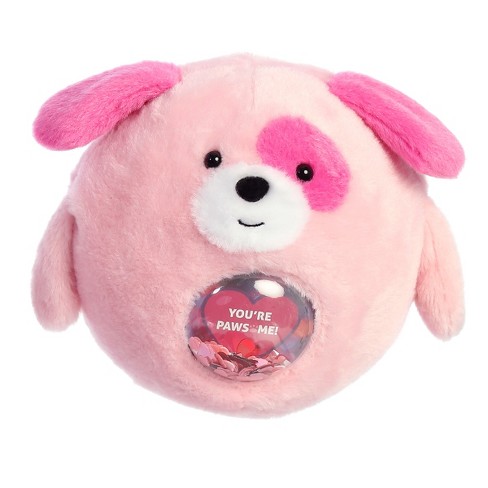 Pink toy hot sale dog