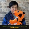 MEAVIA TAT The Weighted Sensory Tiger Plush, Stuffed Toy Designed by Autistic Child Artist Tiger Villec - 2 of 4