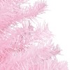 Artificial Christmas Tree Pink PVC, Steel, Plastic 47.2 in - 4 of 4