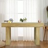 63 Inch Wood Accent Console Table for Entryway, Rectangular Couch Tables Behind Sofa, Narrow Entryway Table - 3 of 4