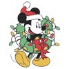 Womens Mickey & Friends Christmas Wreath Mickey T Shirt - 2 of 4