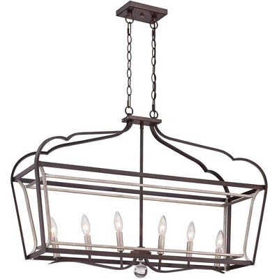 Minka Lavery Astrapia 36"W Rubbed Sienna Kitchen Island Light Chandelier