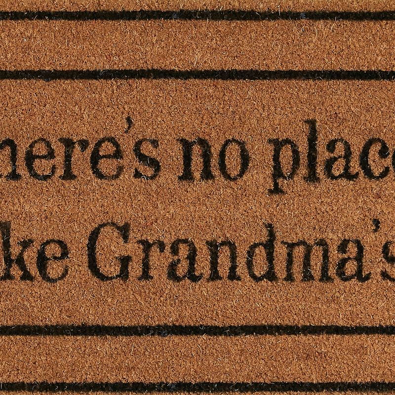 Park Designs No Place Like Grandmas Doormat - Beige 1'6''x2'6'', 3 of 4