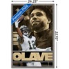 Trends International NFL New Orleans Saints - Chris Olave 24 Framed Wall Poster Prints - 3 of 4