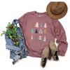 Simply Sage Market Women's Graphic Sweatshirt Christmas Tree Chart - 2 of 2