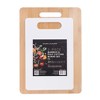 Dura Culina® 2-Piece Bamboo & Poly Cutting Board Set, Natural, for Food Prep, Chopping, and Carving Meat, Fruits, and Vegetables - 4 of 4
