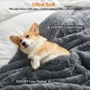 Waterproof Pet Blanket, Ultra-Soft Reversible Flannel Fleece Throw for Dogs & Cats, Machine Washable Furniture Protector for Couch, Bed, Car - 4 of 4