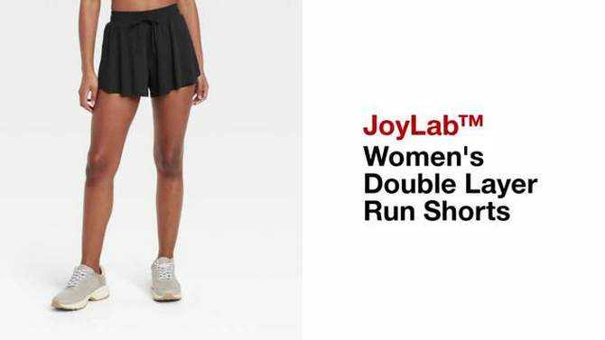 Women's Double Layer Run Shorts 2.5" - JoyLab™, 2 of 12, play video