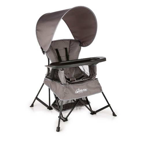 Baby Delight Go With Me Venture Deluxe Portable High Chair Gray