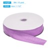 Unique Bargains Soft Single Face Spool Silky Velvet Ribbon for Bouquets DIY Crafts - 2 of 3