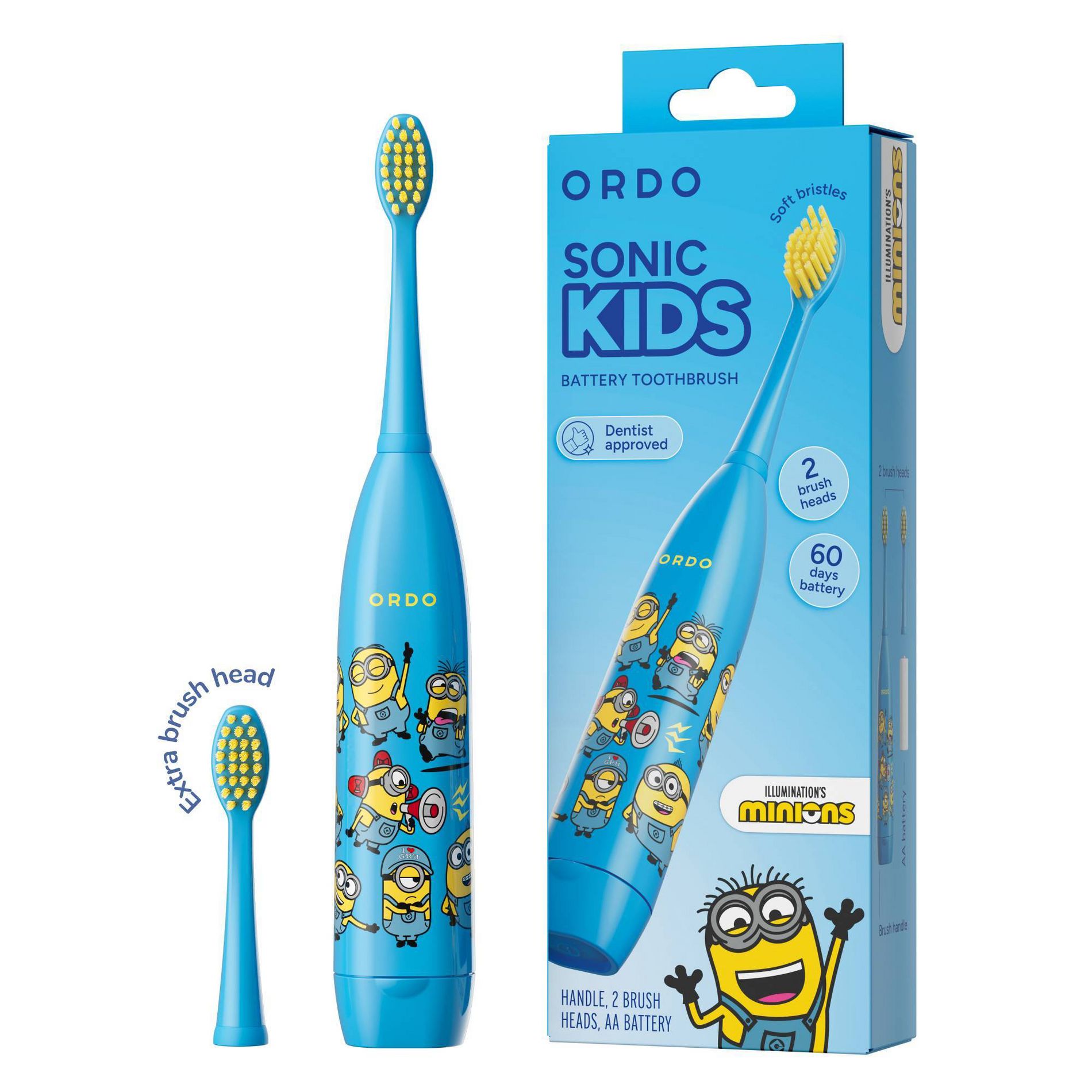 ORDO Sonic Kids' Battery Toothbrush - Minions 02