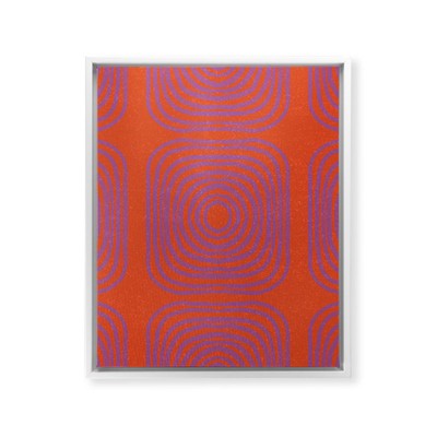 SunshineCanteen LISBOA orange 24" x 30" Framed Art Canvas - Society6