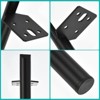 Unique Bargains Metal Replacement Couch Cabinet Modern Furniture Leg - 4 of 4