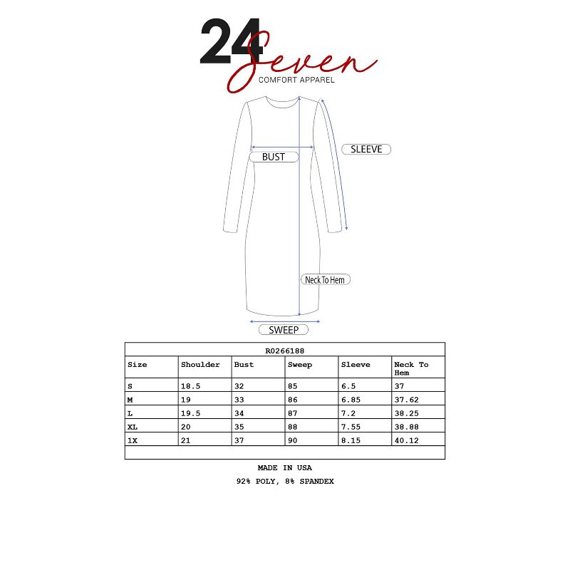 24seven Comfort Apparel Scoop Neck A Line Dress with Keyhole Detail, 4 of 5
