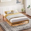 Queen Size Wood Platform Bed with Slat Support - 2 of 4