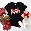 Simply Sage Market Festive Snowflake Short Sleeve Graphic Tee - 2 of 4