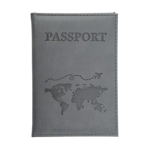 Unique Bargains Textured Letter Passport Holder 1 Pc - 1 of 4