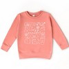 Cozy Season Coquette Icons - Toddler Graphic Sweatshirt and Youth Graphic Sweatshirt - 2 of 4