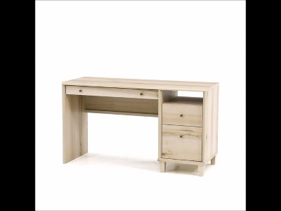 Pacific Maple Scandi-Inspired Desk with Built-In Storage