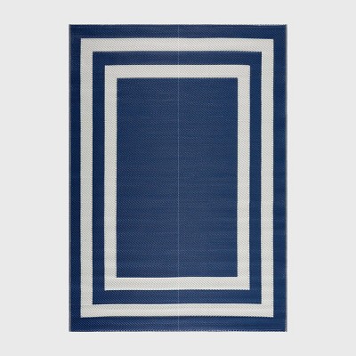 Play Rug Paris Recycled Plastic Woven Indoor Outdoor Folded Floor Mat