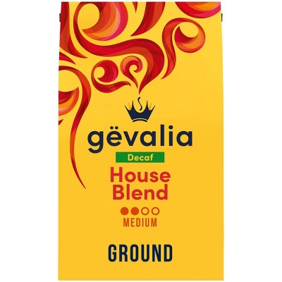 Gevalia House Blend Medium Roast Decaf Coffee - 20oz