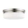 Livex Lighting Stratus 2 - Light Flush Mount in  Brushed Nickel - 3 of 4