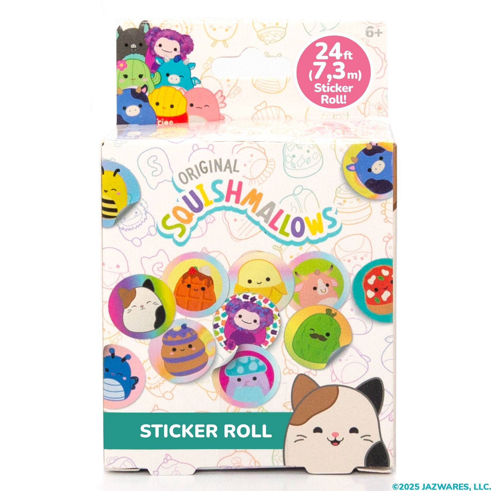 Squishmallows 123ct Roll Stickers