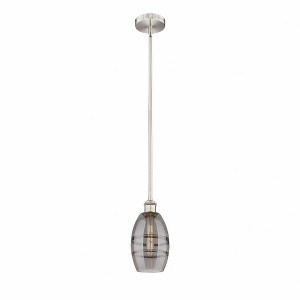 Vaz - 1 Light Stem Hung Mini Pendant In Industrial Style-7.63 Inches Tall and 5.88 Inches Wide - 1 of 1