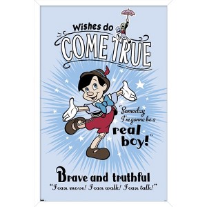 Trends International Disney Pinocchio: 85th - Real Boy Framed Wall Poster Prints - 1 of 4